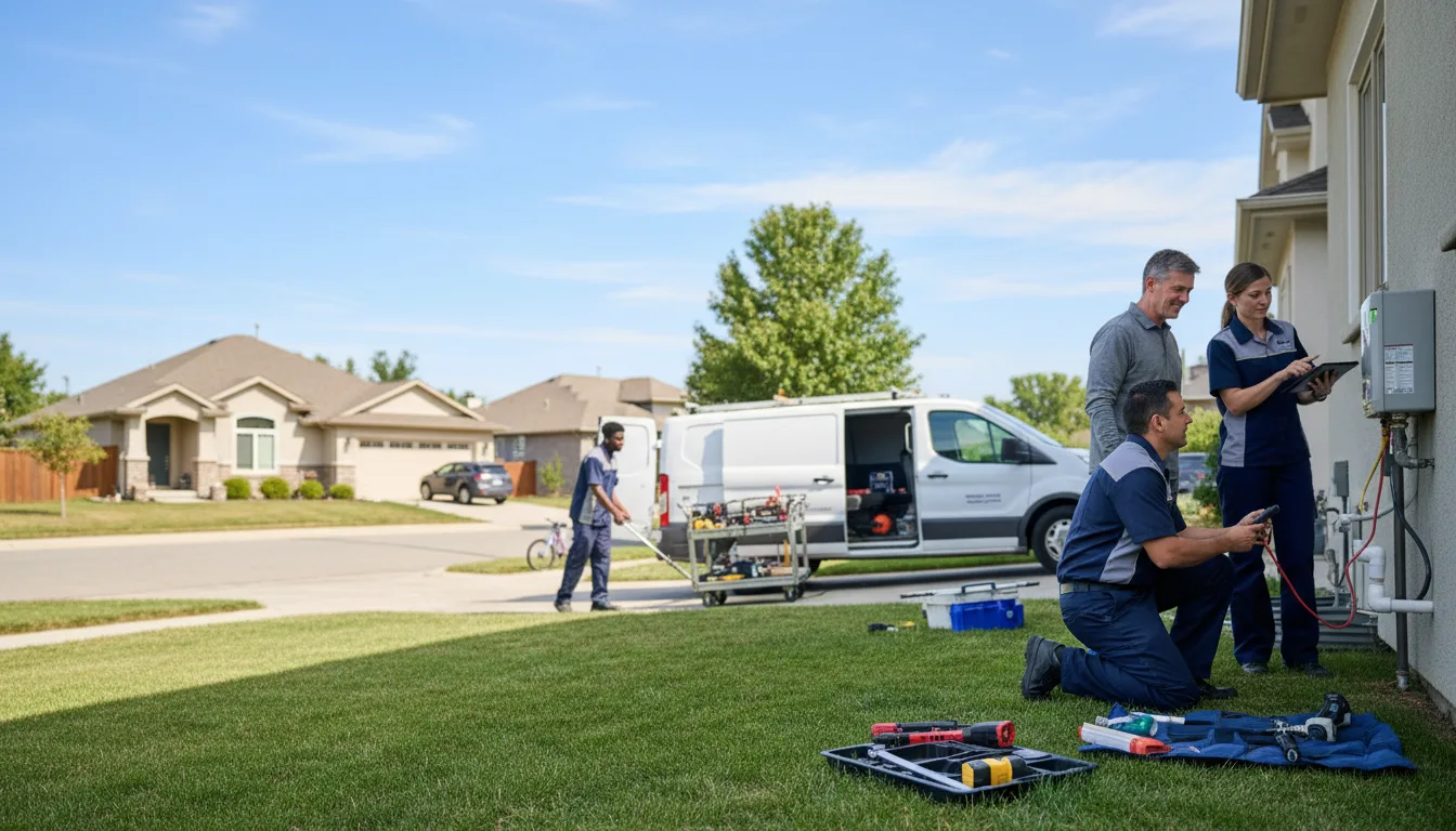 Tankless water heater service in Manorville, PA